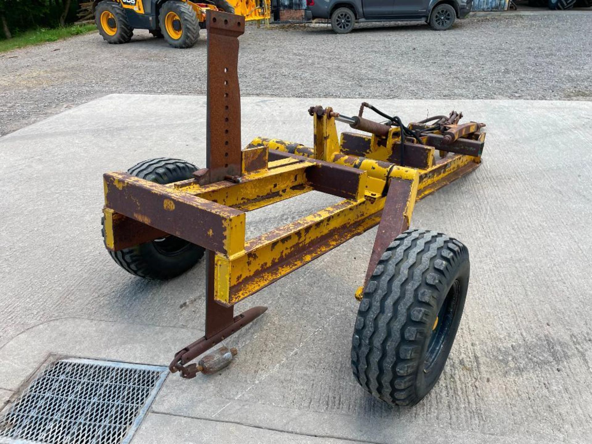 Michael Moore single leg trailed mole plough on 11.5/80-15.0 wheels and tyres. Serial No: 217 - Image 10 of 32