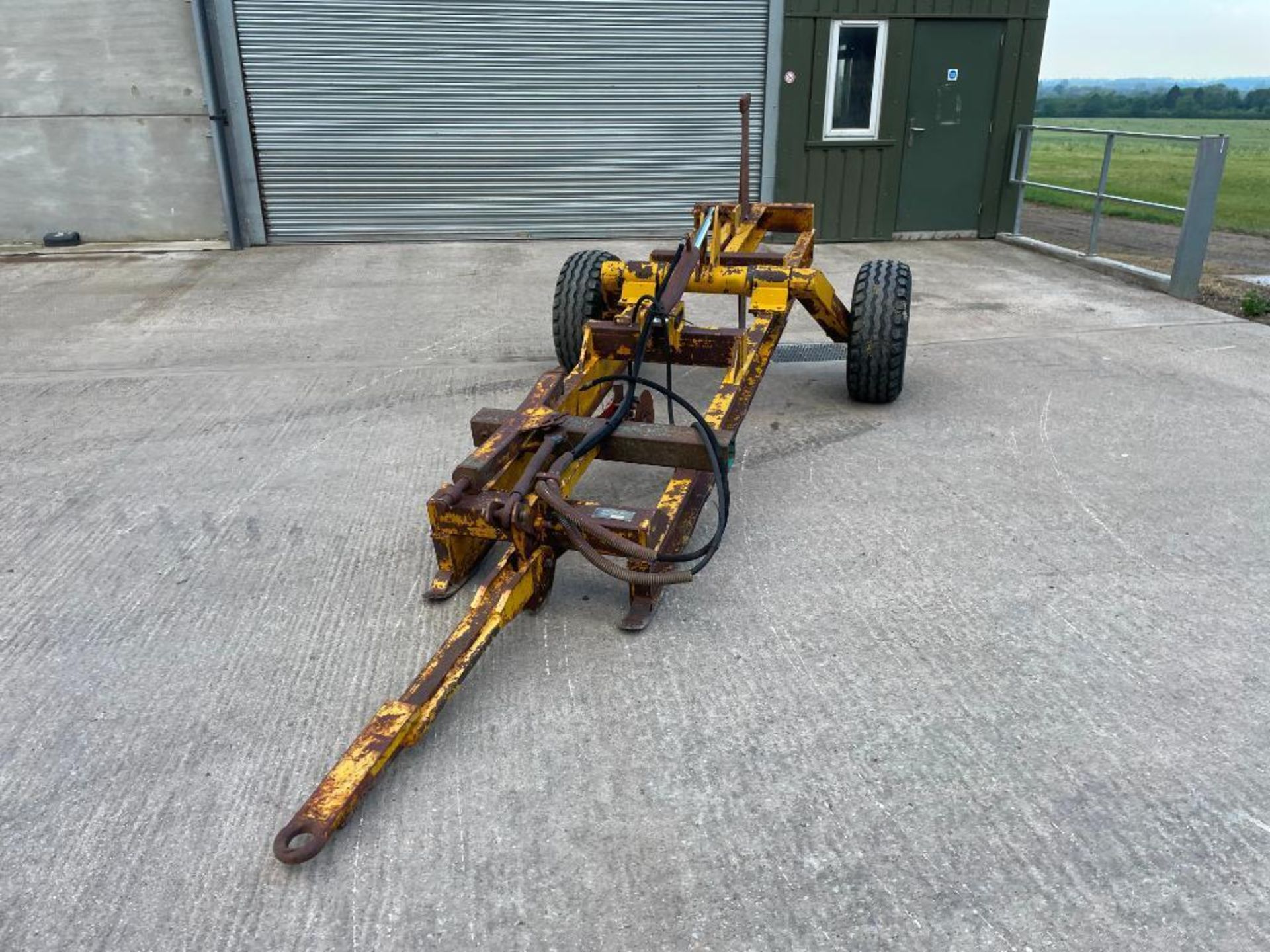 Michael Moore single leg trailed mole plough on 11.5/80-15.0 wheels and tyres. Serial No: 217 - Image 3 of 32