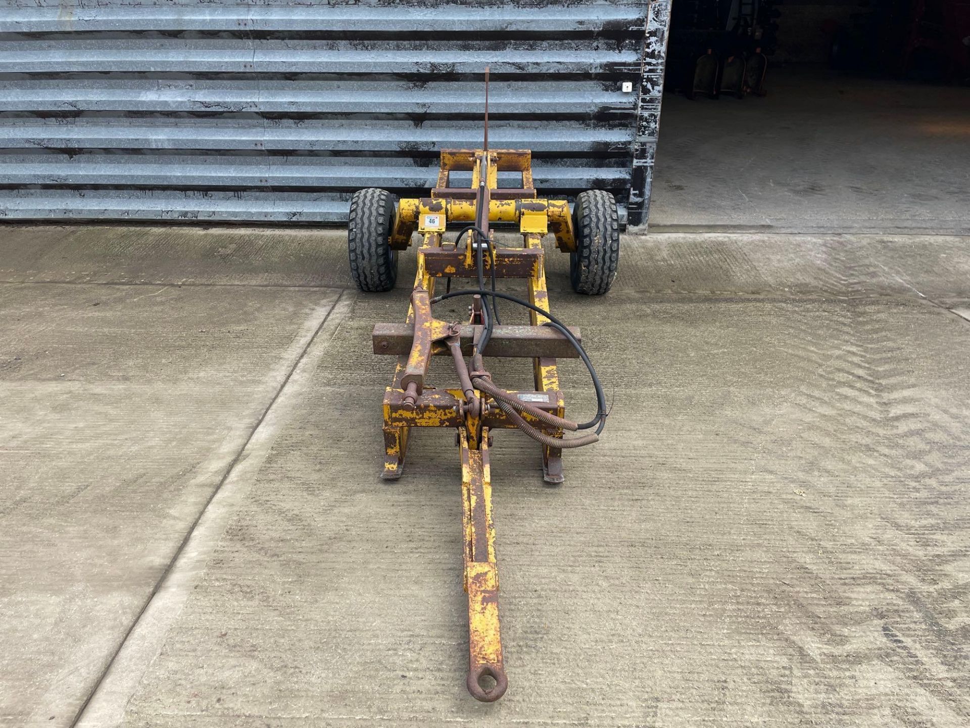 Michael Moore single leg trailed mole plough on 11.5/80-15.0 wheels and tyres. Serial No: 217 - Image 31 of 32