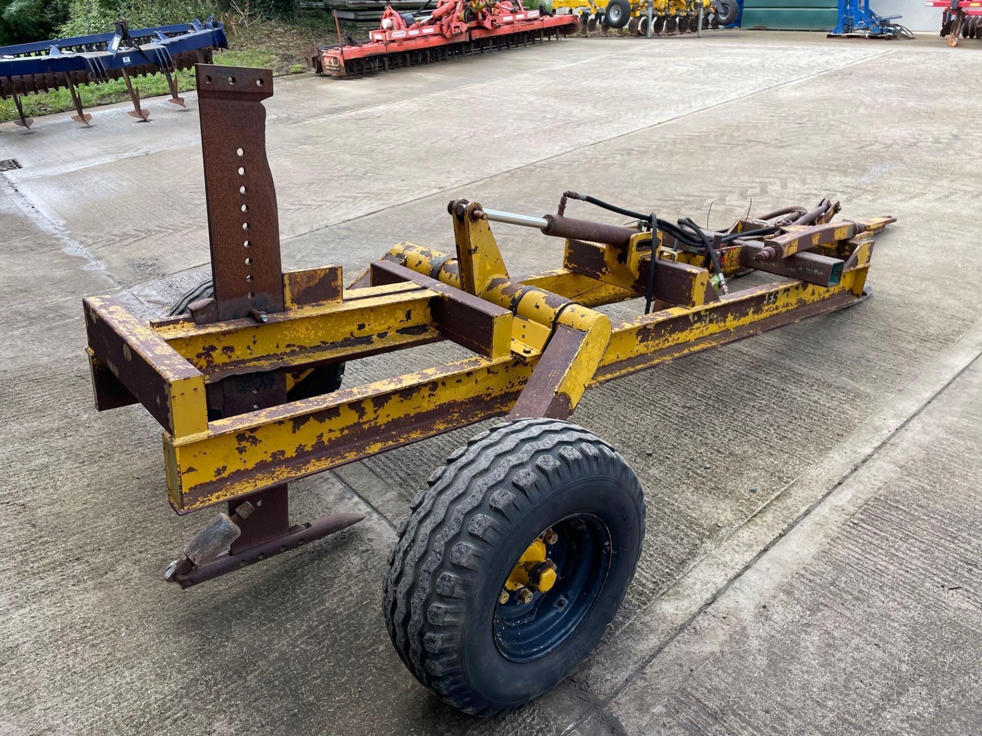 Michael Moore single leg trailed mole plough on 11.5/80-15.0 wheels and tyres. Serial No: 217 - Image 21 of 32