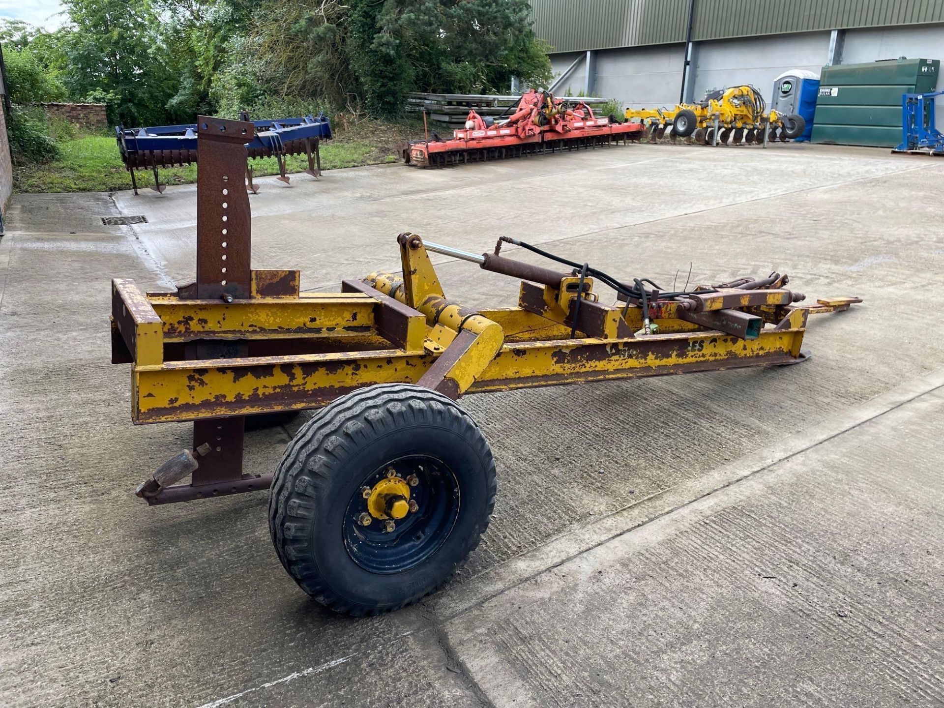 Michael Moore single leg trailed mole plough on 11.5/80-15.0 wheels and tyres. Serial No: 217 - Image 19 of 32