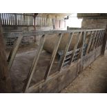 2No. Cattle Feed Barriers - (Leicestershire)