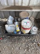 Quantity paint and aerosols