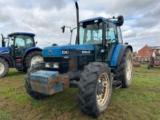 1997 New Holland 8340 40kph 4wd tractor with 4No manual spools, 14No 40kg front wafer weights on fra