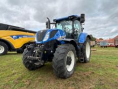 2018 New Holland T7.230 50kph Power Command 4wd tractor with front and cab suspension, front linkage