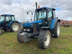 1997 New Holland 7740 40kph 4wd tractor with 4No manual spools, 8No front wafer weights on Continent