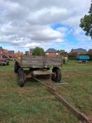 4 wheel 5.8m bale trailer on 8.25-16 front and 10.5-13 rear wheels and tyres