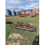 Marsk-Stig 4.2m springtine cultivator with depth wheels, manual folding