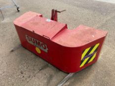 Sumo 2,000kg front weight. Serial No: 12389
