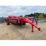2015 HE-VA King Roller 16.3m horizontal folding Cambridge rolls with 24" breaker rings on BKT 560/45