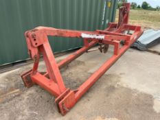 Hankins Maidwell Moler single leg mole plough, linkage mounted. Serial No: 5937
