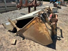 Strimech bucket, to fit Manitou and pin & cone. C/w Gurney Reeve & Co hydraulic brush 2.3m