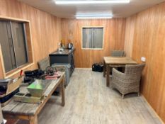 Portacabin, used as farm office. Sold in situ, buyer to remove by Tuesday 6th October 2026