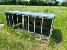 Galvanised creep feeder with floor