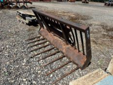 Strimech 2.5m muck fork, to fit Manitou