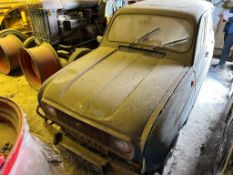 Renault 4 GTL car. Reg: C182 KTL.