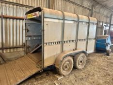 Ifor Williams twin axle livestock box