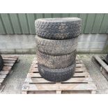 4No Toyo A/T P265/70R15 tyres