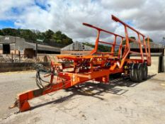 Walton Eclipse 6072 bale chaser twin axle on 560/60R22.5 wheels and tyres