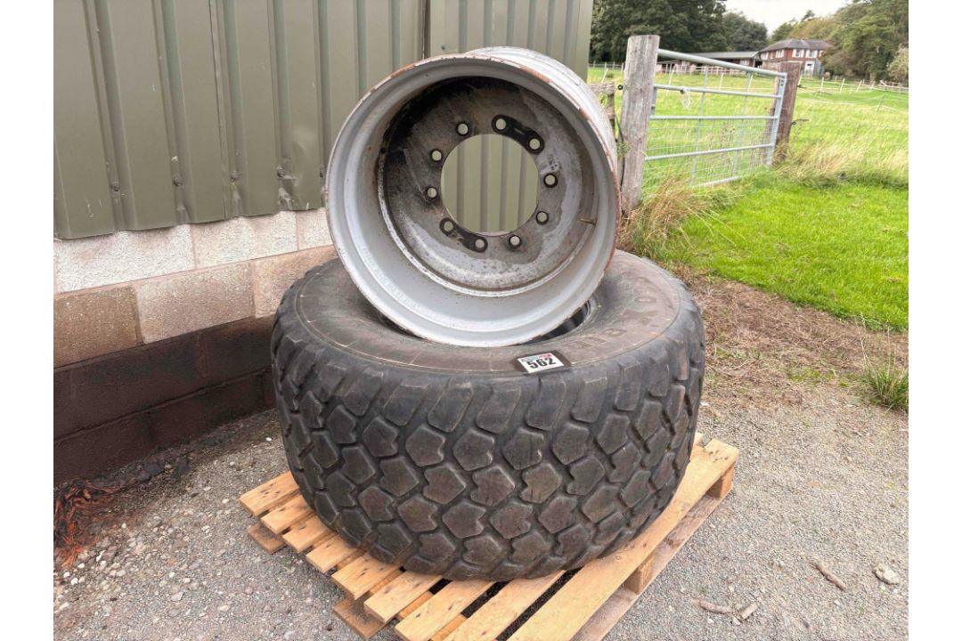 1No 560/60R22.5 Michelin tyre on 10 stud rim and 1No 10 stud rim - Image 1 of 2