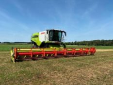 2014 Claas Lexion 780 APS Hybrid TerraTrac combine harvester with business cab and GPS with front tr
