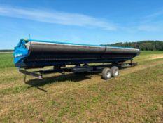 Shelbourne Reynolds C9000 9m stripper header with Headsight Harvesting Solutions Insight Header cont