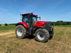 2022 Case 165 Puma CVX 4wd tractor with 1No front spool, 4No electric rear spools, front axle and ca