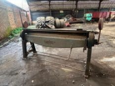 F J Edwards Ltd Wilcox sheet metal bender, manually operated
