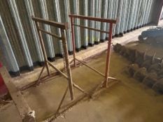2No builders trestles