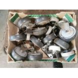 Box of Assorted Caster Wheels