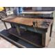 Wooden Workbench bench (damaged steel top) with No3 Record Vice Attached - Image 1 of 3