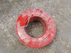 100m 1/4" red pvc air hose flexible