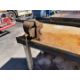 Wooden Workbench bench steel top with No3 Record Vice Attached - Image 2 of 3