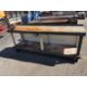 Wooden Workbench bench steel top with No3 Record Vice Attached - Image 1 of 3