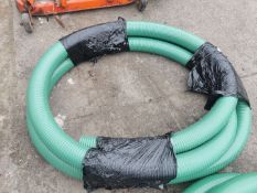 10m x 4" Green Flexible Hose Heavy Duty Suction Hose