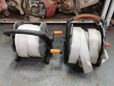 Two hose reels