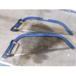 2 x Bow saws (Direct Fire & Rescue Service)