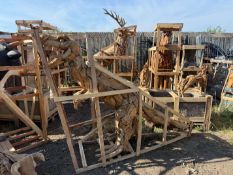 HUGE TEAK DRIFTWOOD DINOSAUR