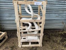 CRATED LARGE HEAVY TERRAZAO MODERN ART SCULPTURE