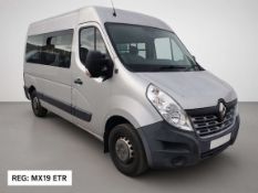 2019 Renault MASTER MM35 BUSINESS DCI MINIBUS WITH WHEELCHAIR ACCESS (Direct Council)