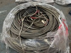 Pallet Of various Lengths & Capacity lift/pull Machine Ropes