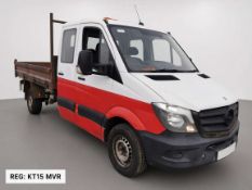 2015 Mercedes-Benz SPRINTER 313 CDI CREW CAB TIPPER