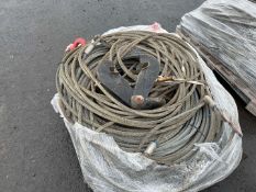 Pallet of various lengths & capacity lift/pull Machine ropes