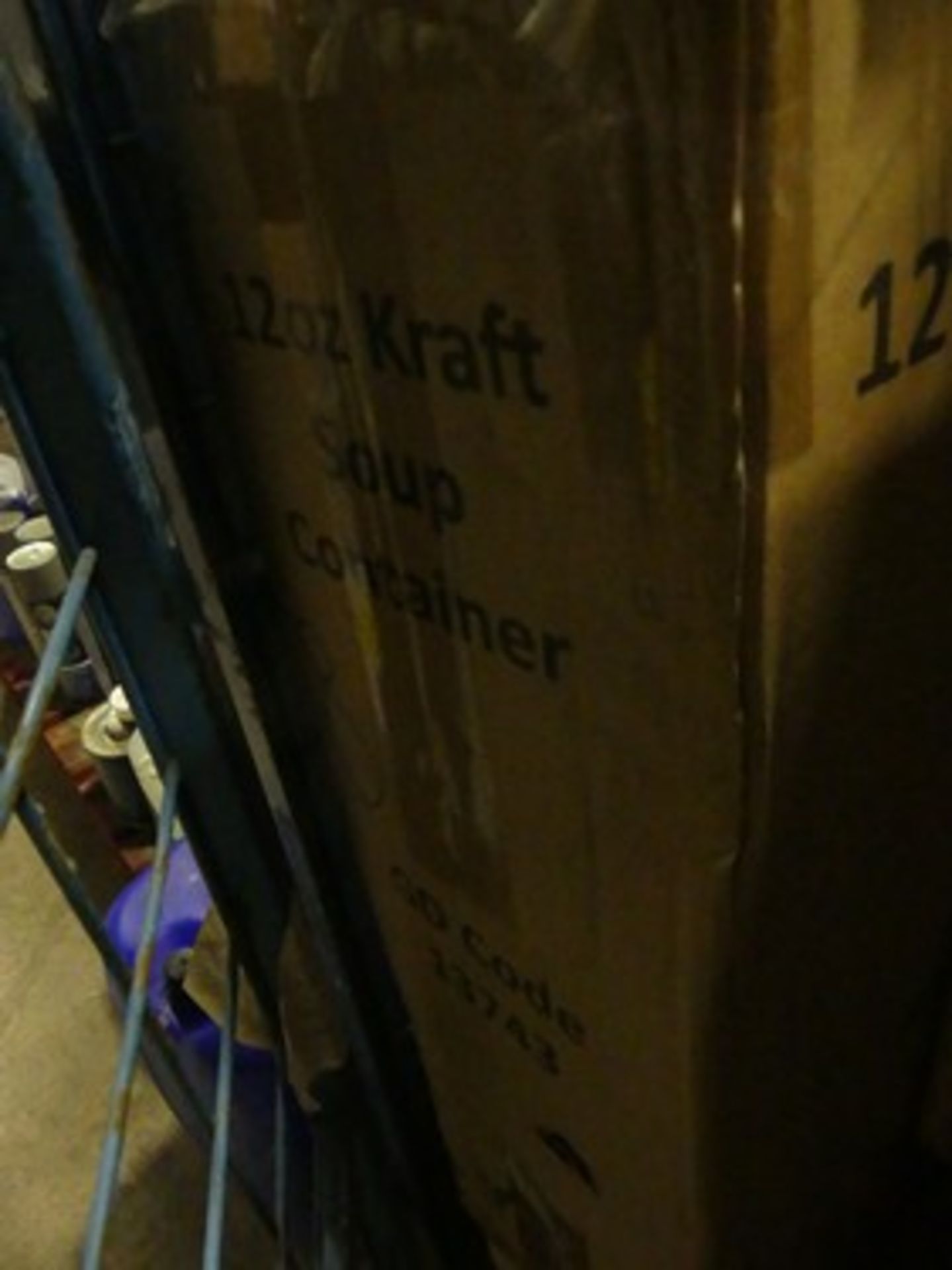 A large quantity of disposable catering including 500ml microwave containers, pro patchment and - Image 4 of 8