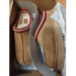 1 x pair of Uggs K Tazz slippers, size UK 4 - New in box (clothing bay)