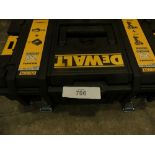 1 x Dewalt T-Stak case for drill and battery, code DCK266P2 - case only - New