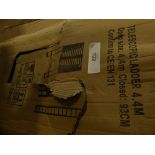 1 x 4.4m telescopic ladder, code 881044 - New in tatty box