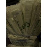 A large quantity of log'd white sacks, size 90cm long x 50cm wide - New