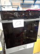 1 x Hisense inset oven, model No: BI622ABPGUK, dent to top panel, bent display, damaged plug,