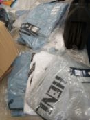 12 x pairs of Henleys logo'd shorts, a range of sizes and colours - new with tags (clothing 4B)